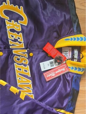 Purple Crenshaw LA Satin Jacket by headgear classics size 3XL $125